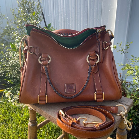 Dooney bourke Florentine leather satchel small - Picture 8 of 13